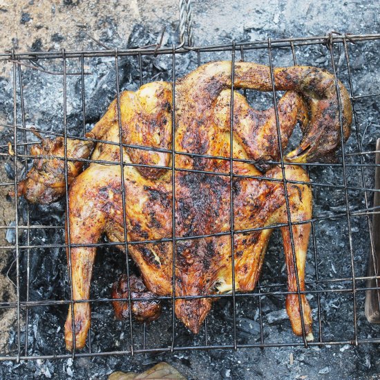 Grilled Chicken w/ Spicy Blood Sauce