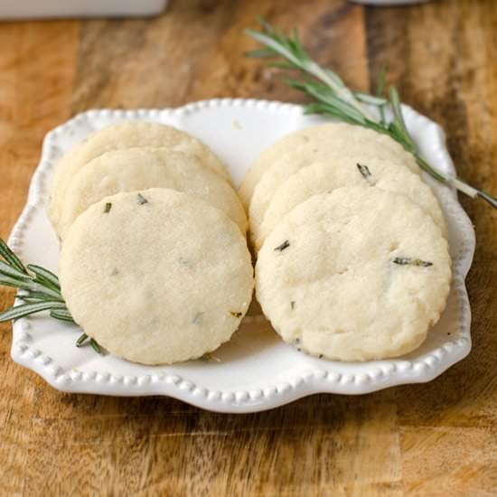 Rosemary Shortbread Cookies