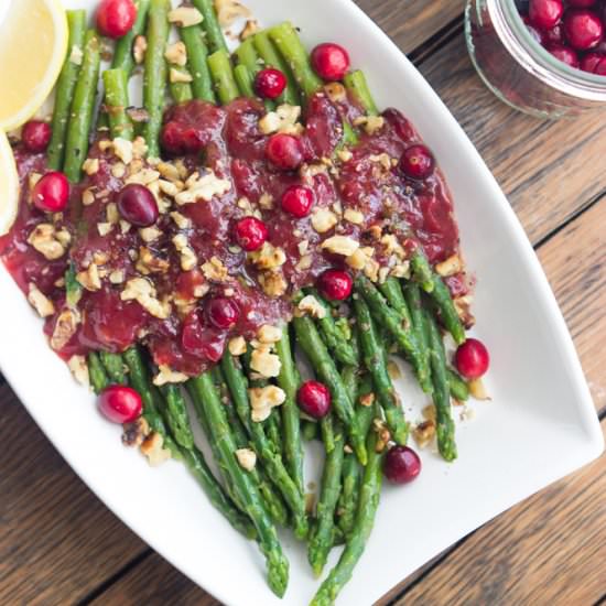 Asparagus with Cranberry