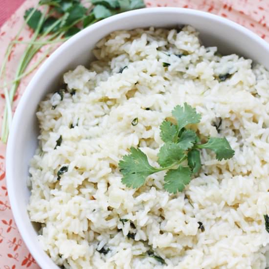 Sweet Cilantro Rice