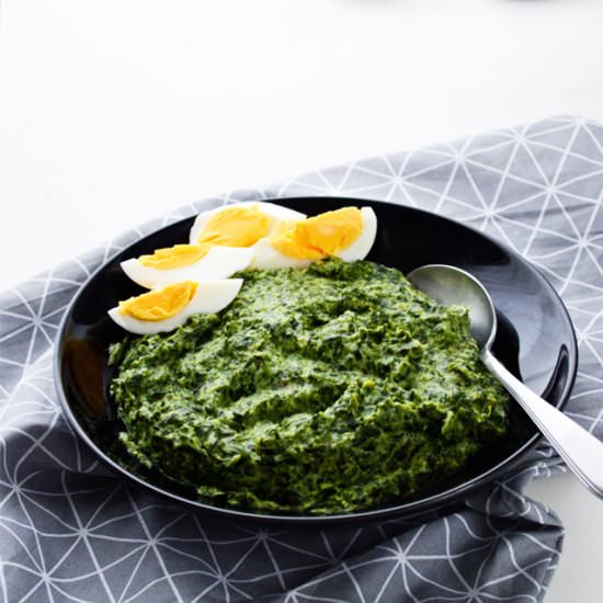 Creamiest Creamed Spinach