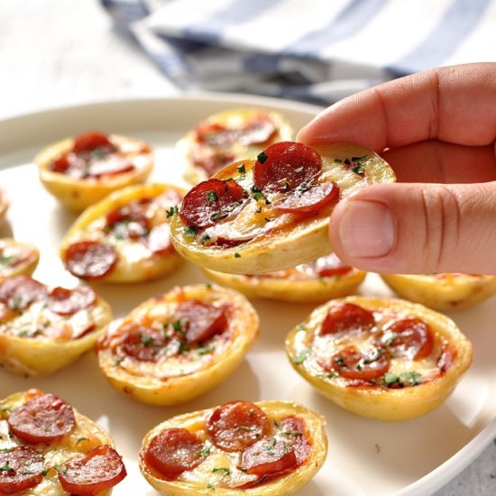 Mini Pizza Potato Skins