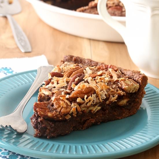 German Chocolate Pecan Pie