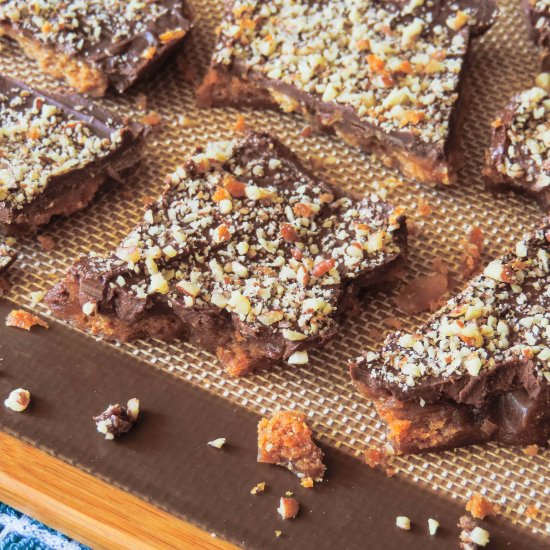 Graham Cracker Toffee Bark