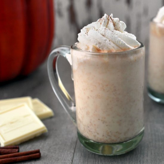 Pumpkin Spice White Hot Cocoa