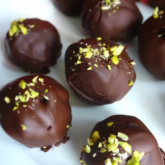 Pistachio Chocolate Truffles