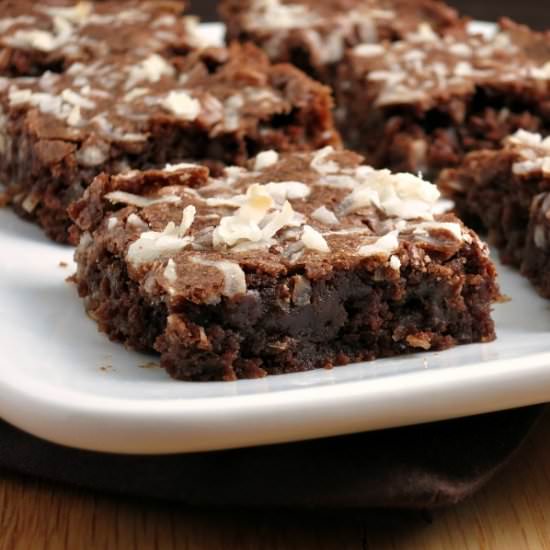 Chocolate Coconut Brownies