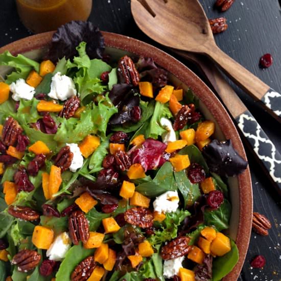 Harvest Salad with Butternut Squash