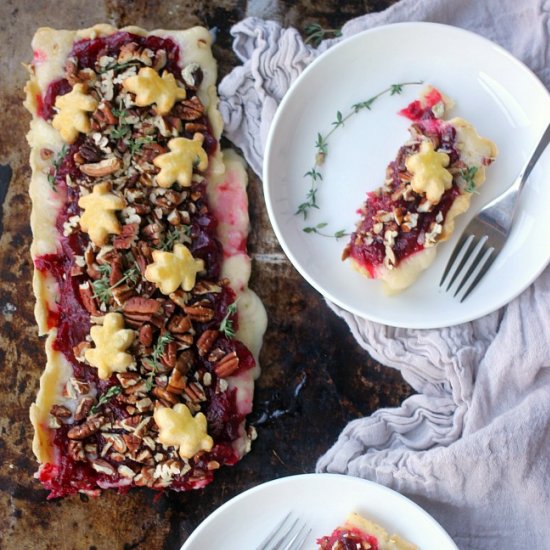 Cranberry Brie Tart