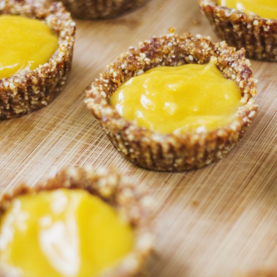 Healthy Lemon Curd Tarts