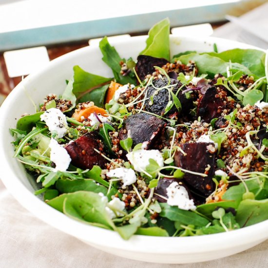 Roast Beetroot And Quinoa Salad