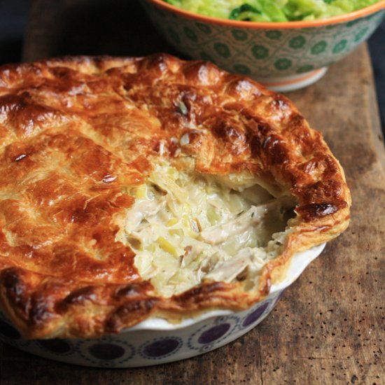 Chicken and Leek Pie