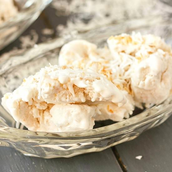 Vegan Toasted Coconut Ice Cream