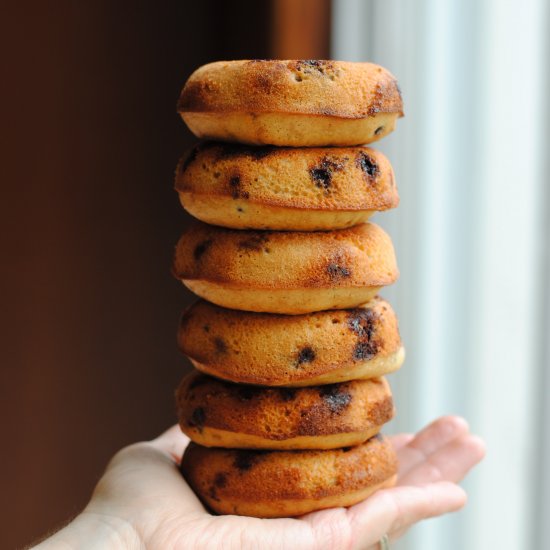 Peanut Butter and Jam Doughnuts