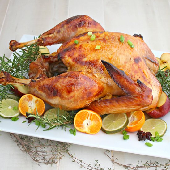 Asian Orange Glazed Turkey