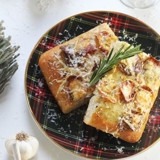 Potato, Dill and Rosemary Pizza