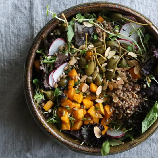 Warm Buckwheat Salad