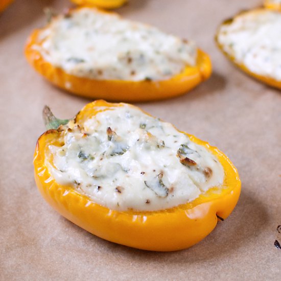 Goat Cheese Stuffed Peppers