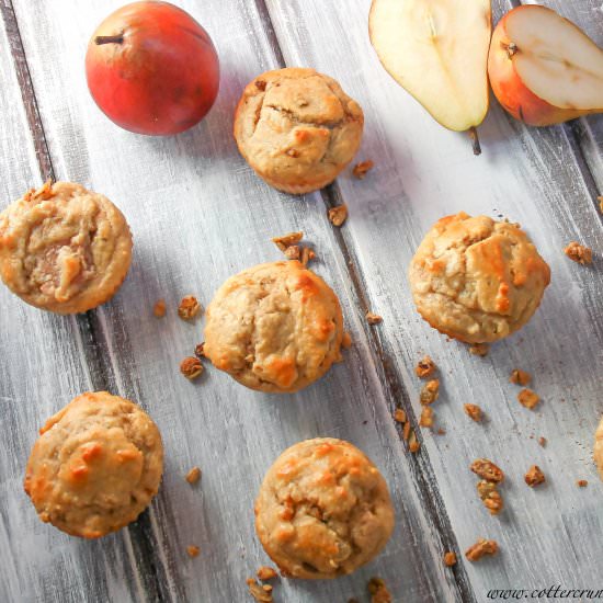 Paleo Ginger Spiced Pear Muffins