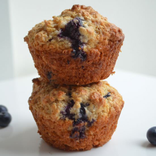 Blueberry Oat Muffins