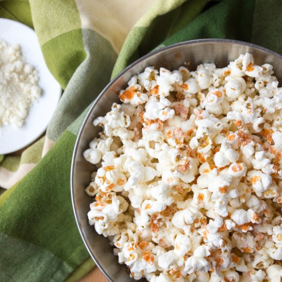 Buffalo-Parmesan Popcorn