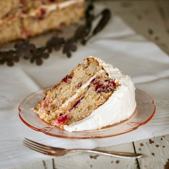 Cranberry Layer Cake