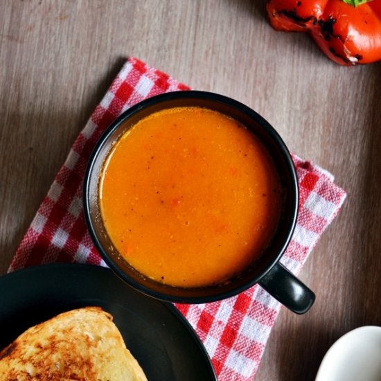 Roasted Bell Pepper Soup