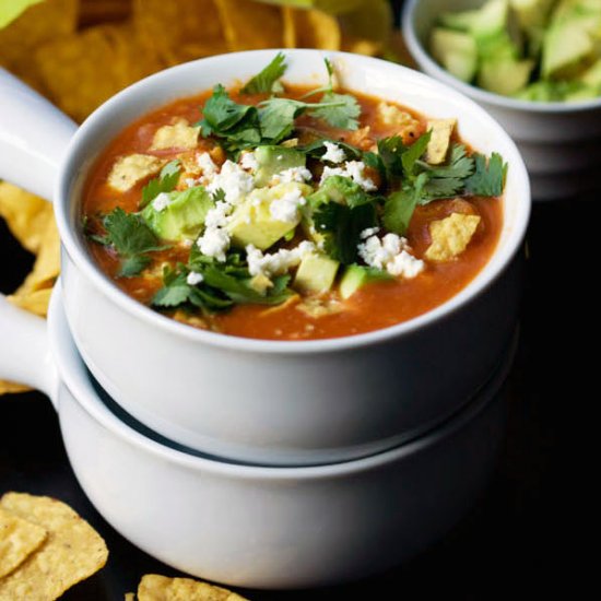 Weeknight Chicken Tortilla Soup