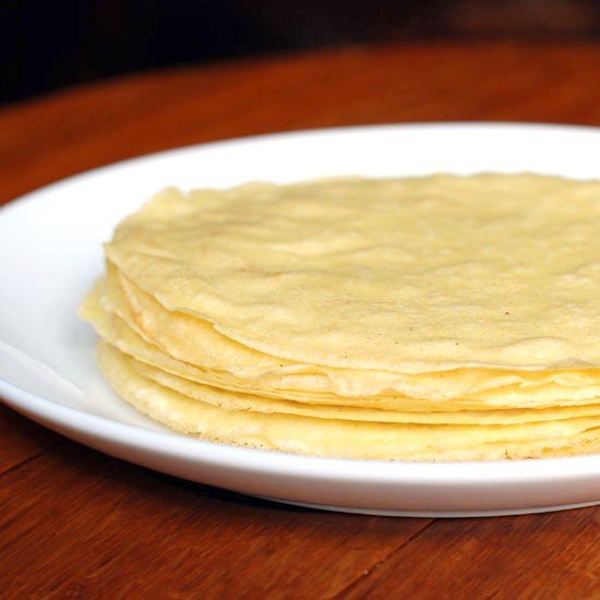 Corn Tortilla Crepes