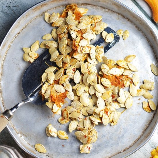 Red Pepper Chipotle Pumpkin Seeds