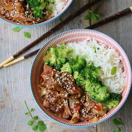 Sesame Beef & Broccoli