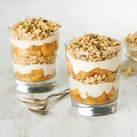 Apple Pie Granola Parfaits