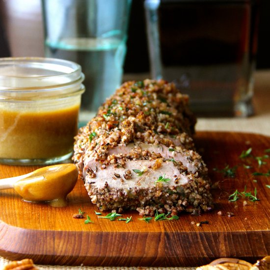 Pecan-Crusted Pork Tenderloin