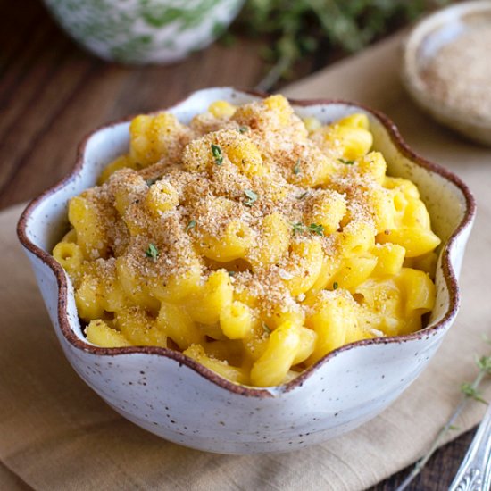 Butternut Squash Macaroni & Cheese