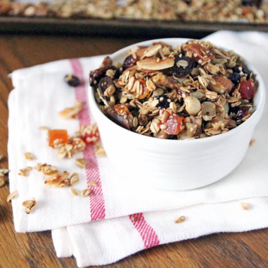 Homemade Maple Coconut Granola