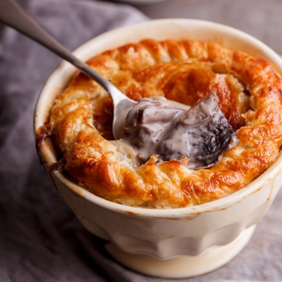 Mushroom pot pie