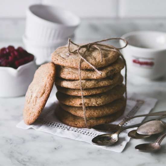 GF Cranberry Buckwheat Cookies