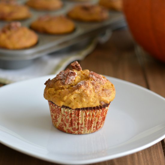 Pumpkin Pecan Muffins