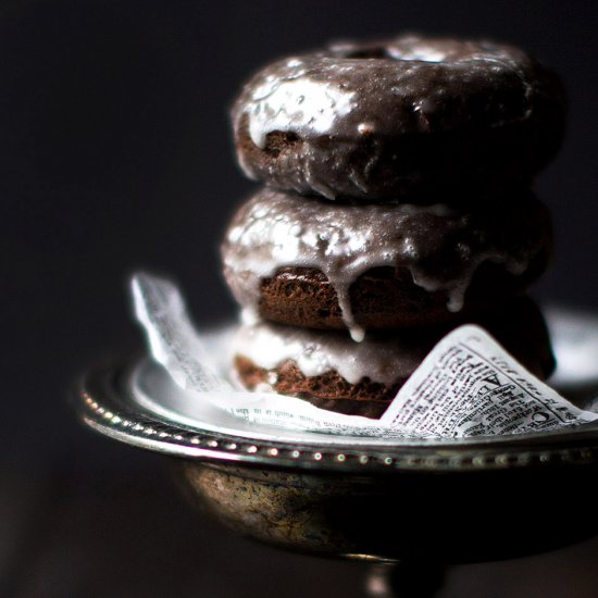 Chocolate Cake Donuts