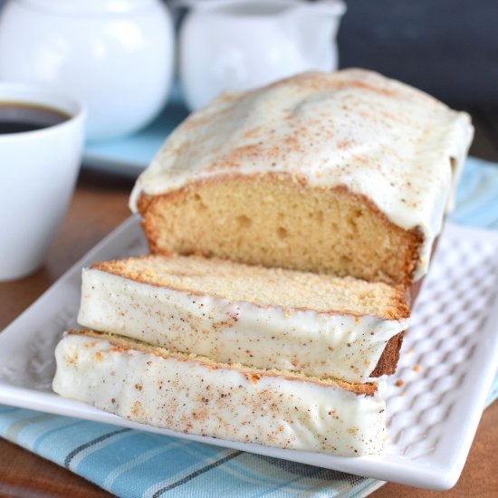 Frosted Eggnog Bread