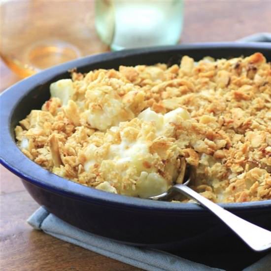 Cheesy Cauliflower Fennel Casserole