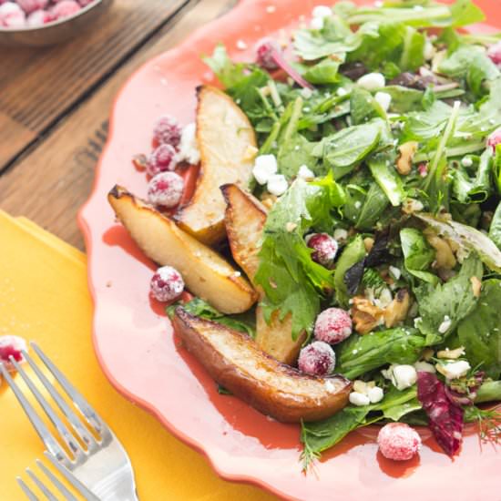 Roasted Pear Salad