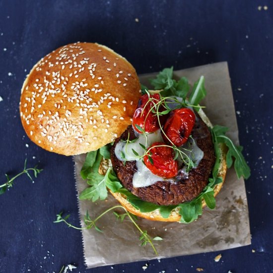 Portobello Burger & Brioche Buns