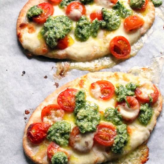 Caprese Pita Pizzas