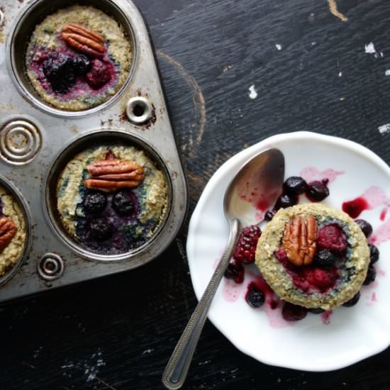 Quick Bake Berry Oatcakes