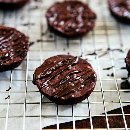 Chocolate Orange Brownie Cookies