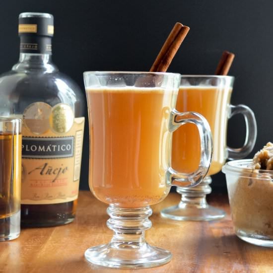 Hot Apple Cider Buttered Rum