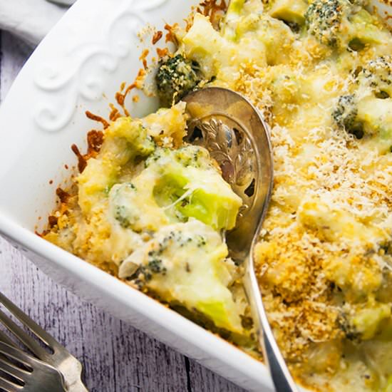 Broccoli Gratin with Italian Herbs