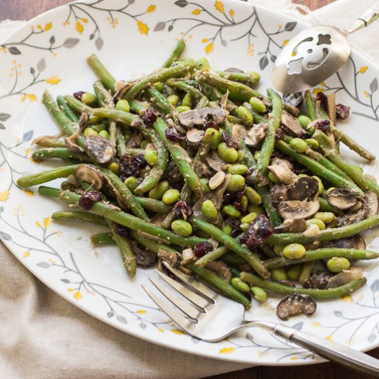 Vegan Miso Green Bean Casserole