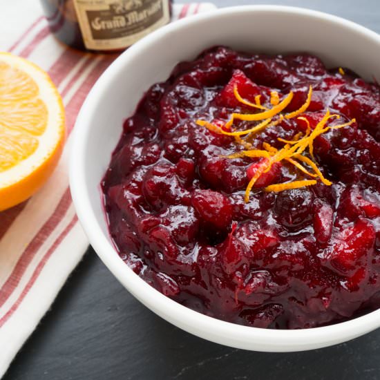 Apple Orange Cranberry Sauce